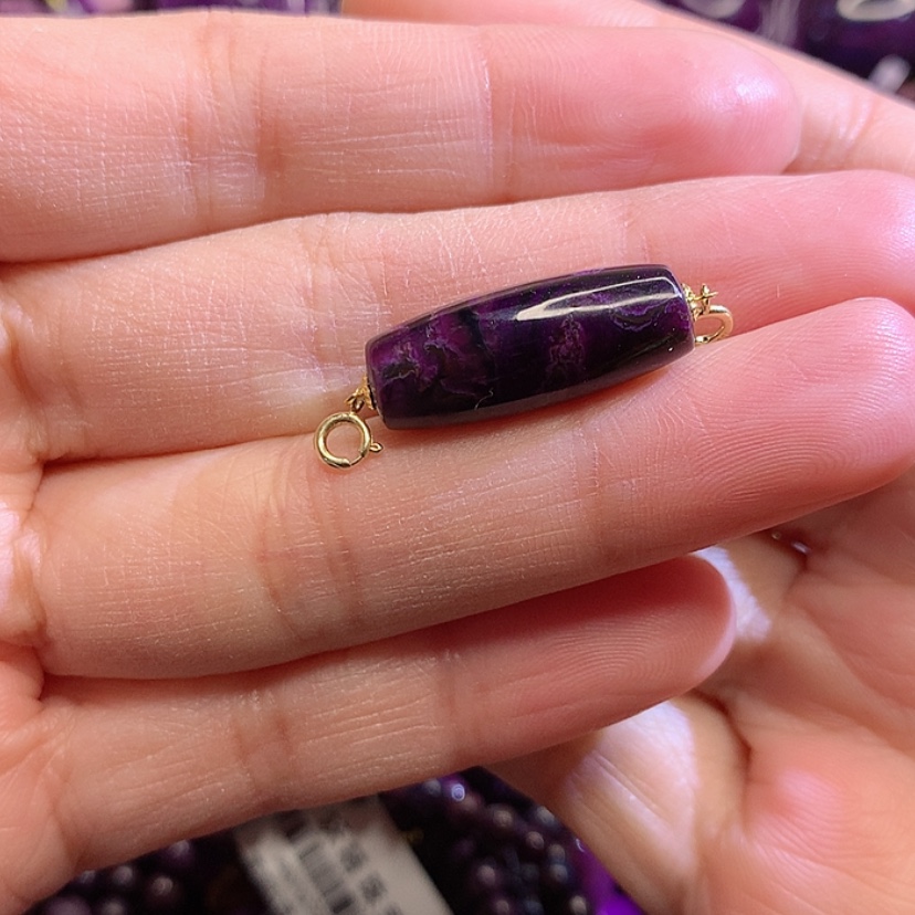 【闪购商品】苏纪石（舒俱来）吊坠18K金镶嵌