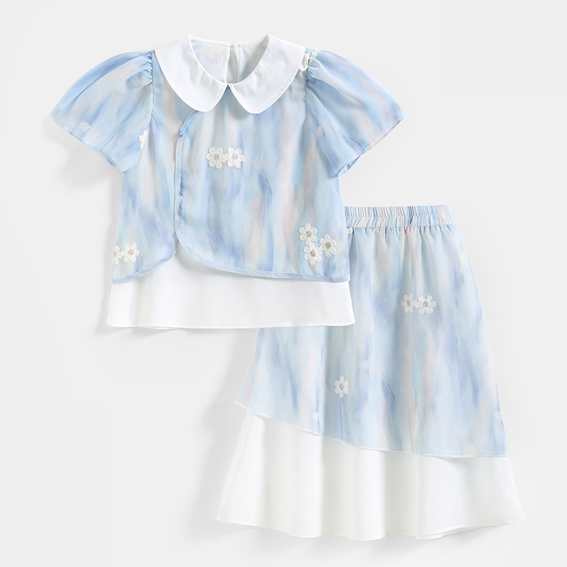 25662女童夏季套装【已测 不行】