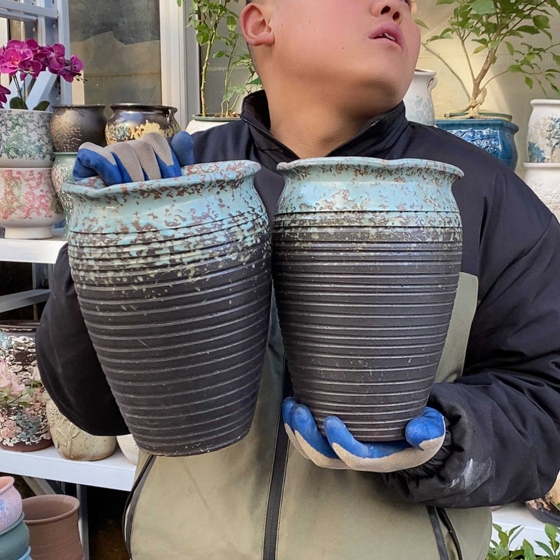 花盆紫砂口17高25福利