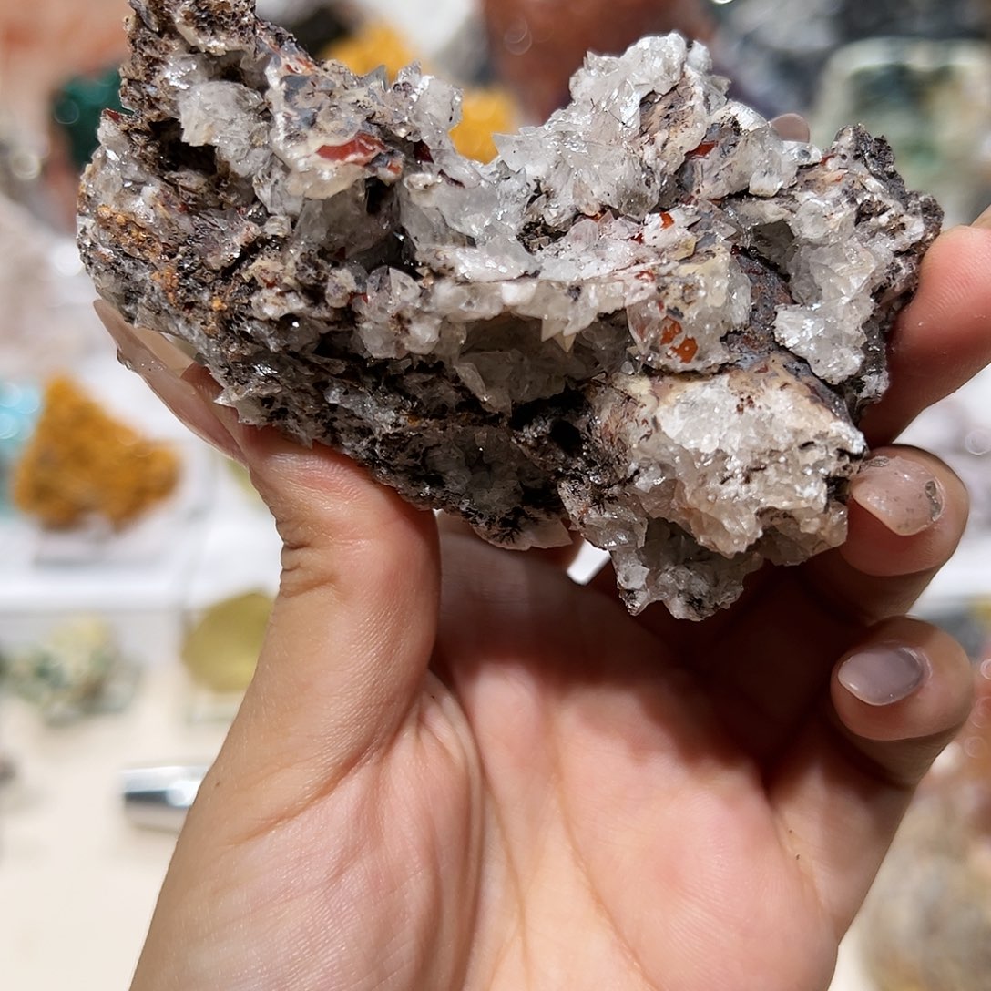 石材湖南黑大米方解