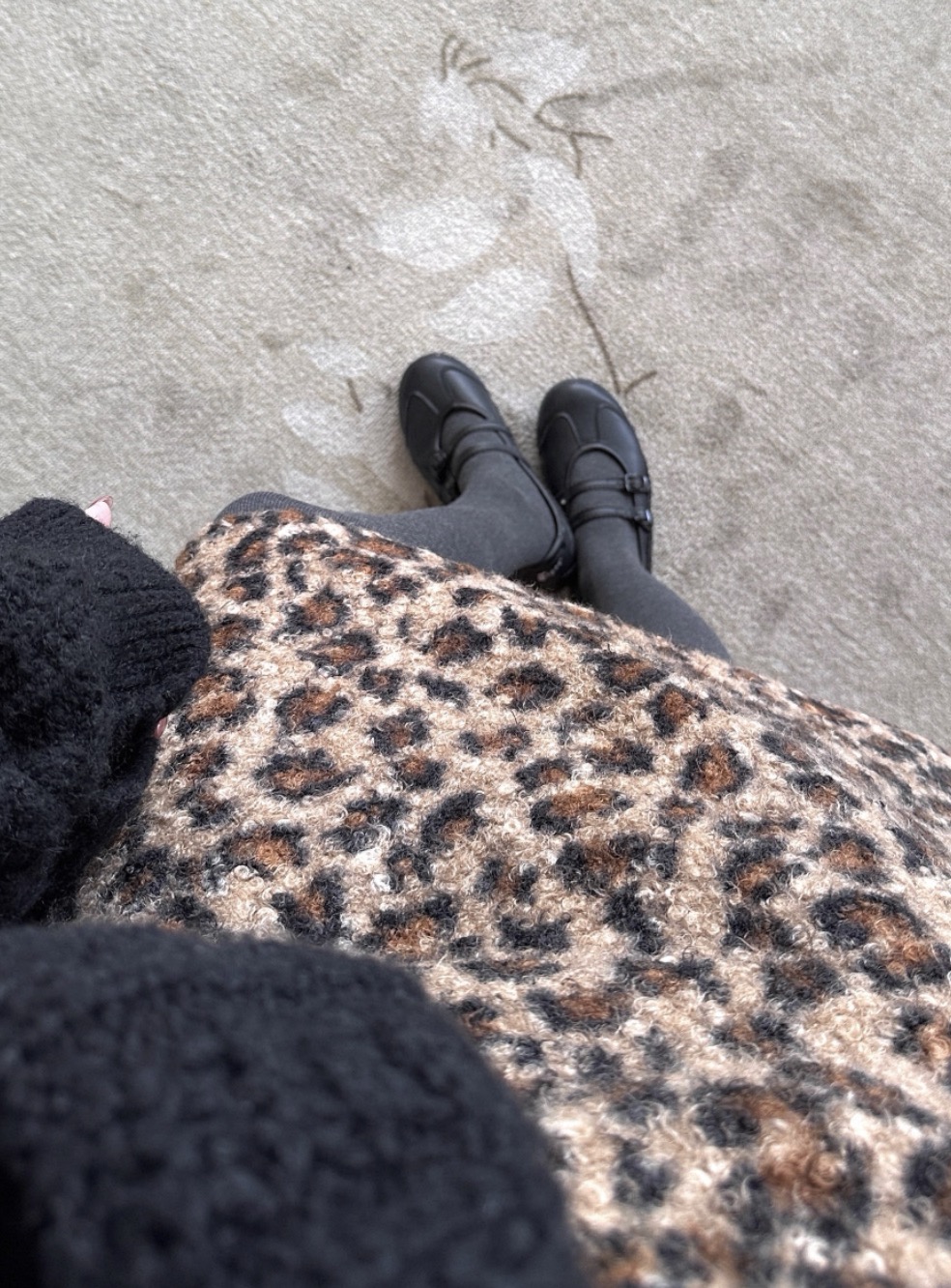 【银子亲选】韩系百搭豹纹a字半裙