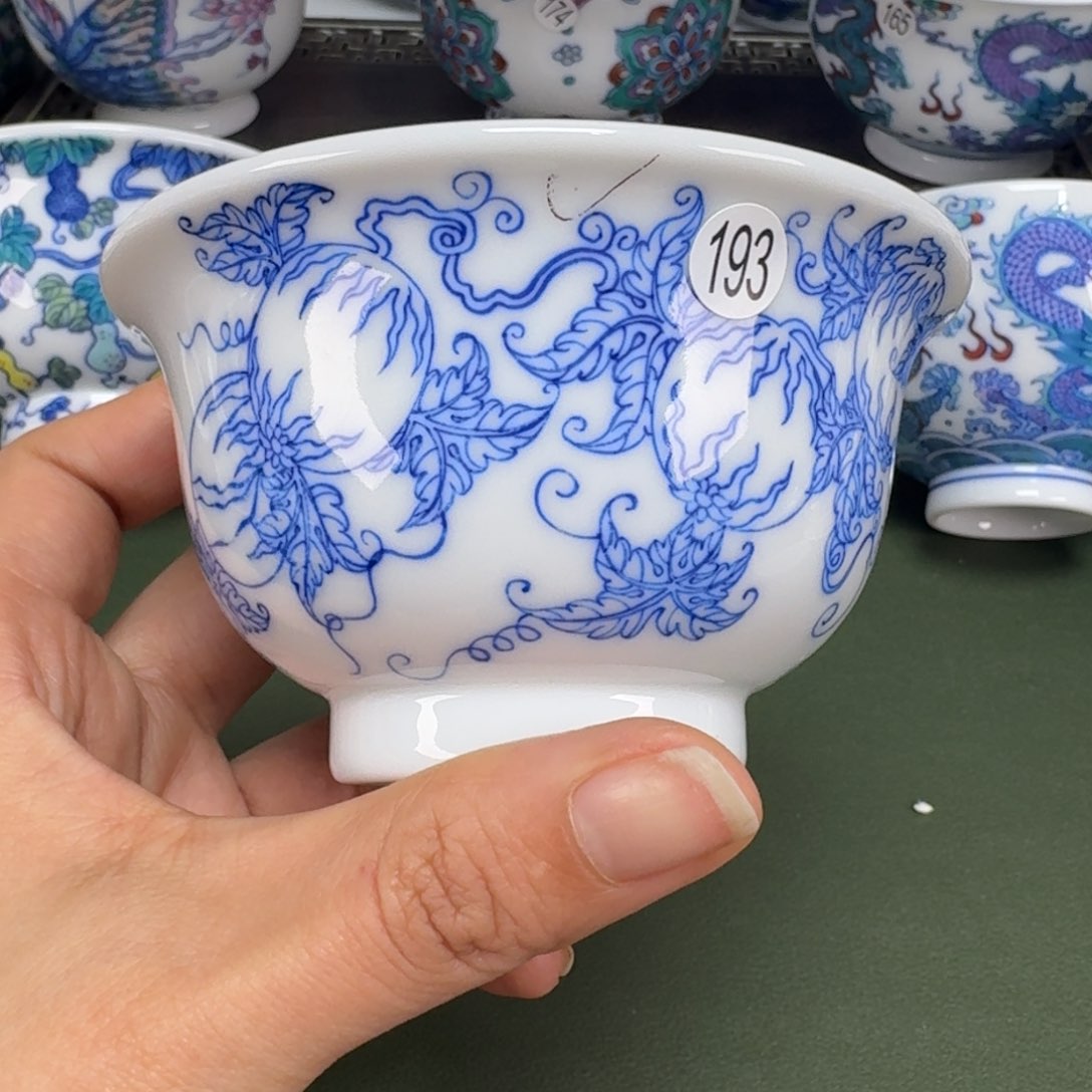 沙沙手工手绘茶具微瑕193