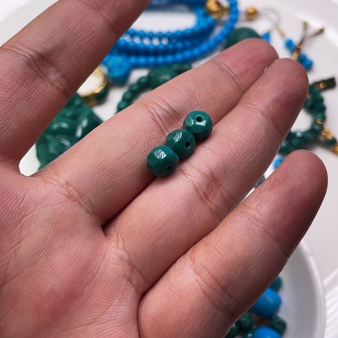 E***、绿松石未镶嵌无相