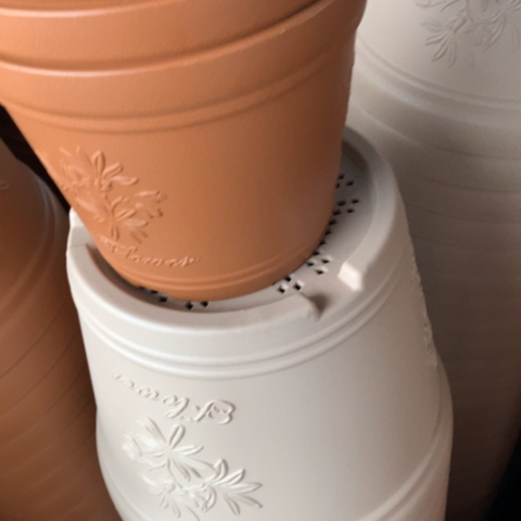 树脂秋**天5个小号陶红无托