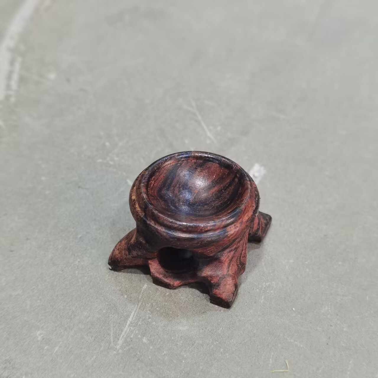 540 交趾黄檀整木内径手工球座摆件单个