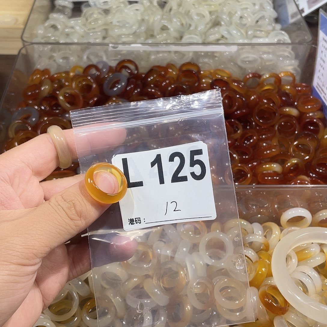 合金戒指玛瑙/玉髓125