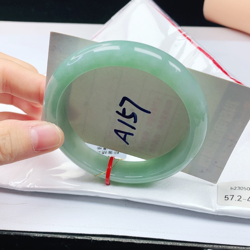 【闪购商品】翡翠手镯未镶嵌天然缅甸a货手镯57+