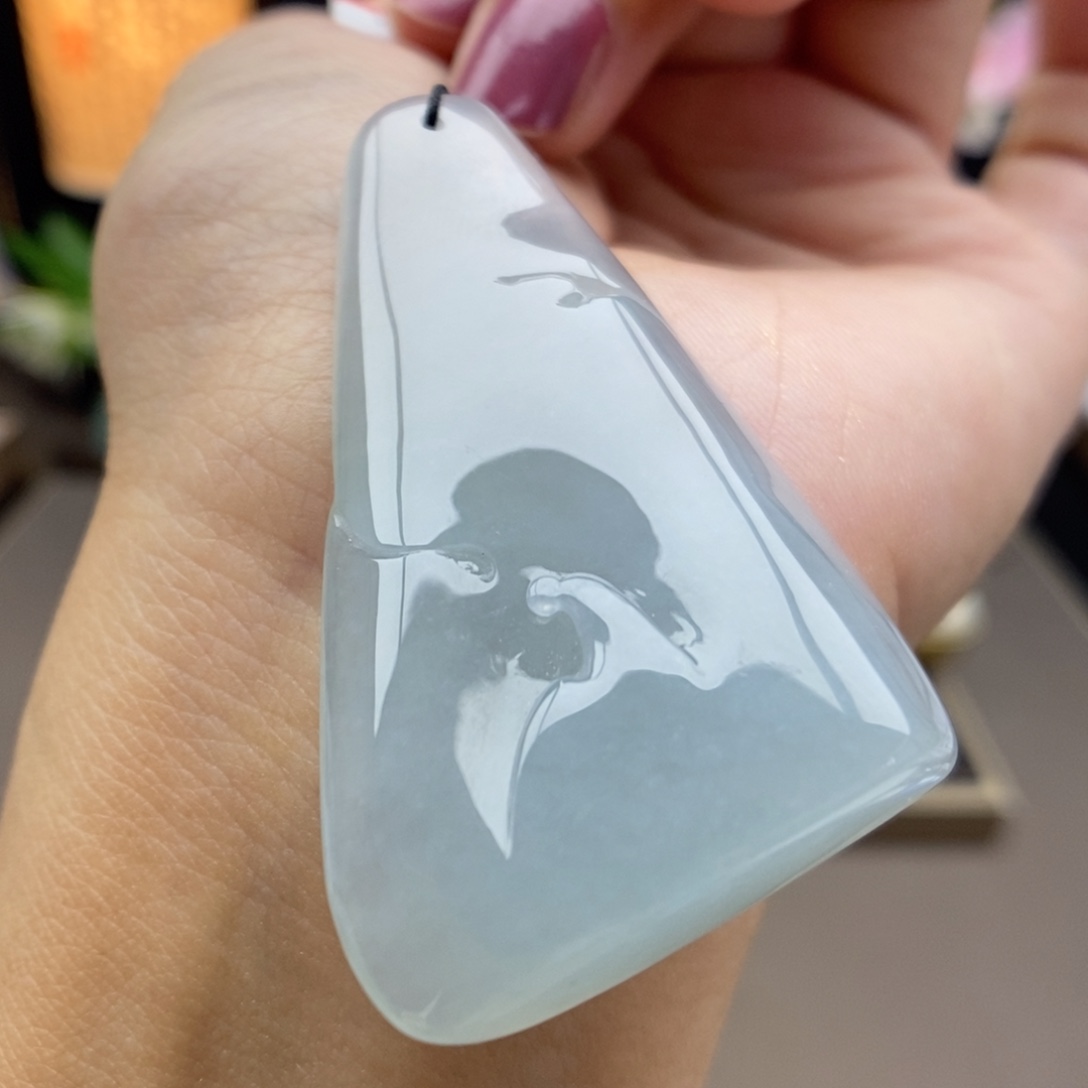 翡翠未镶嵌颈饰吊坠34