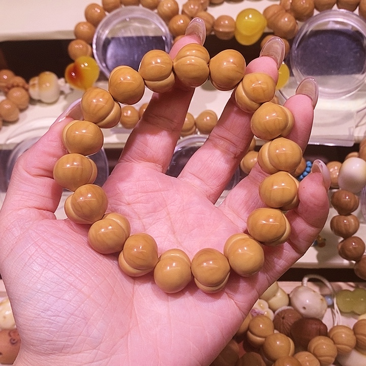 肚***儿猴头核桃手串屁桃16全品奶油挑一下