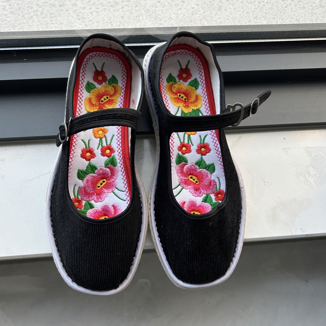 老北京千层布底鞋，舒适透气手工休闲鞋百搭