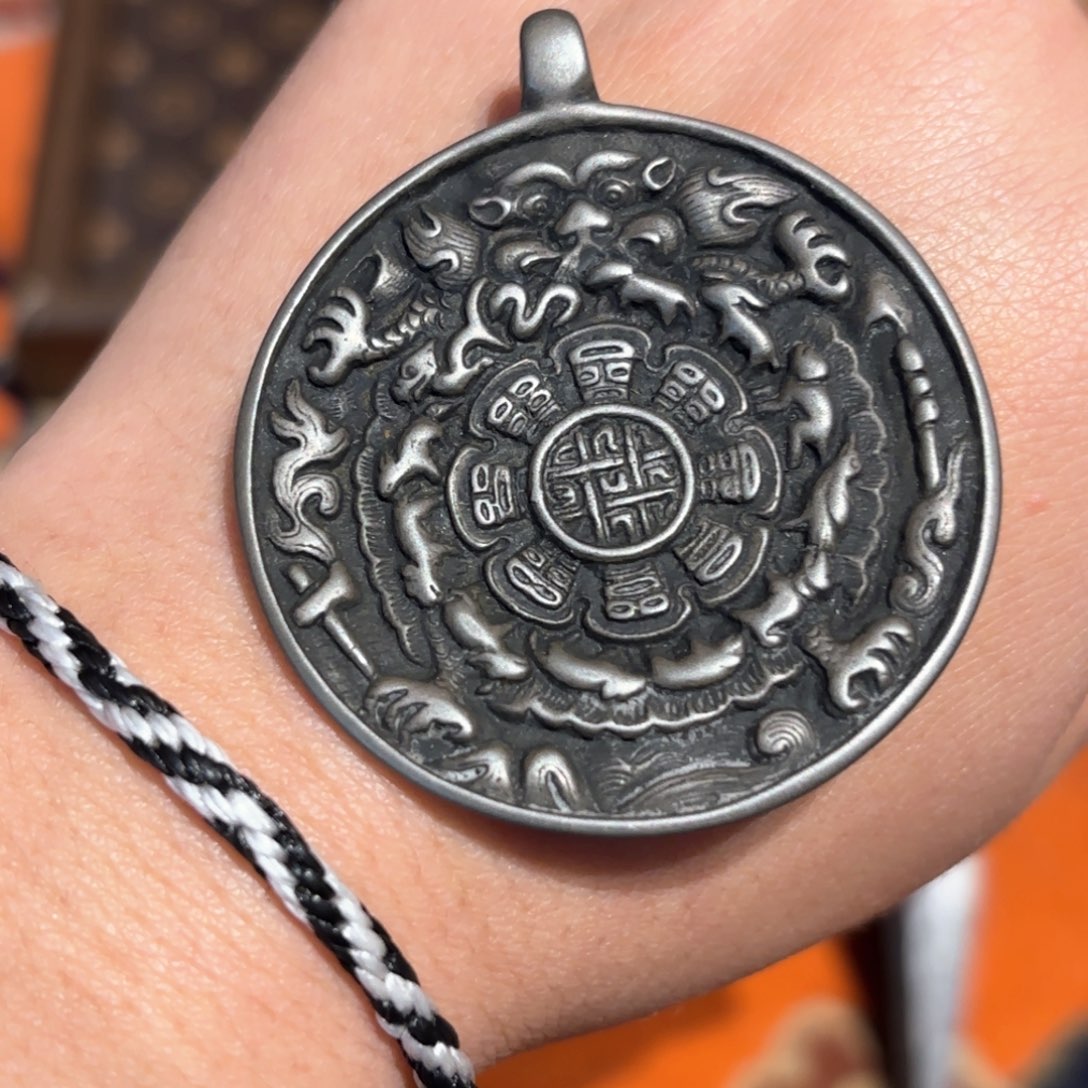 @*若铜星月菩提吊坠项链