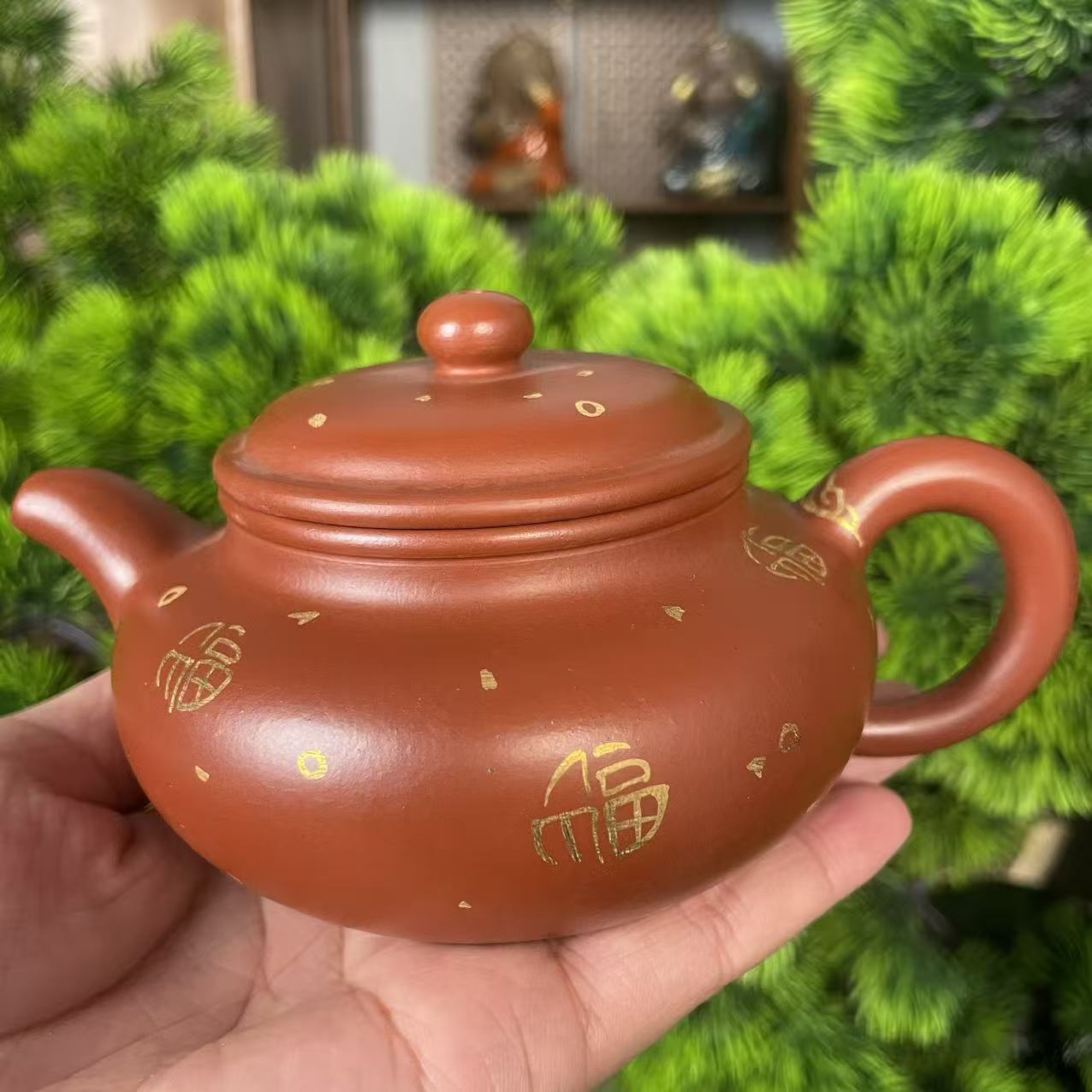 朱泥贵妃仿古描金-230CC-AA1216