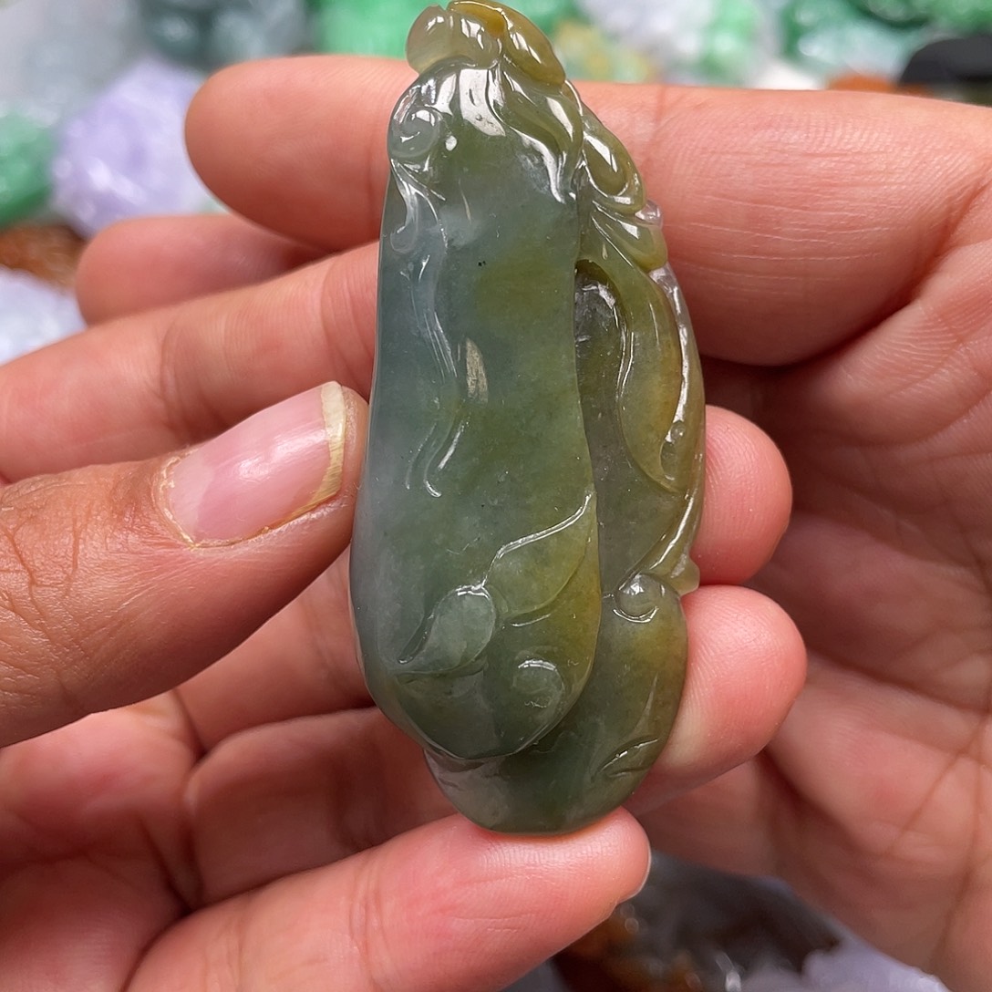 颈饰未镶嵌翡翠翡玉缘翡翠