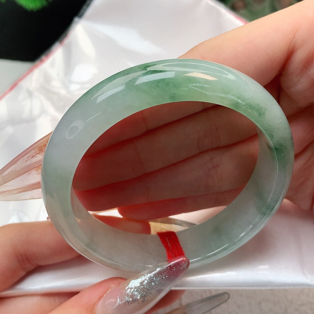 未镶嵌手镯翡翠正圈57