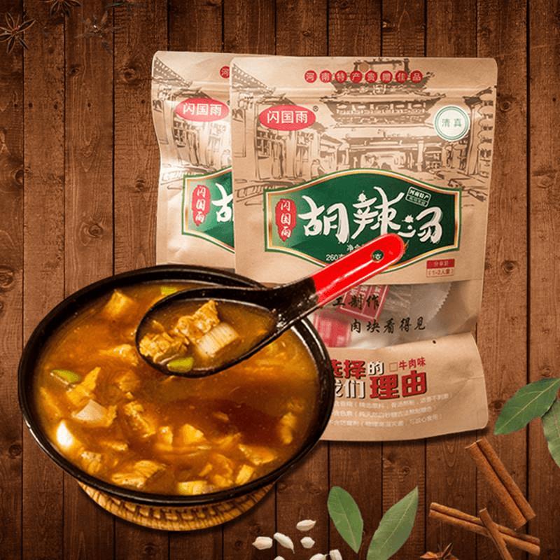 闪国雨北舞渡闪家胡辣汤河南正宗特产清真牛肉味糊辣汤料早餐