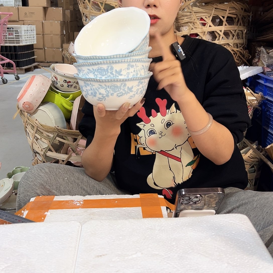 潮州陶瓷工厂微瑕6寸