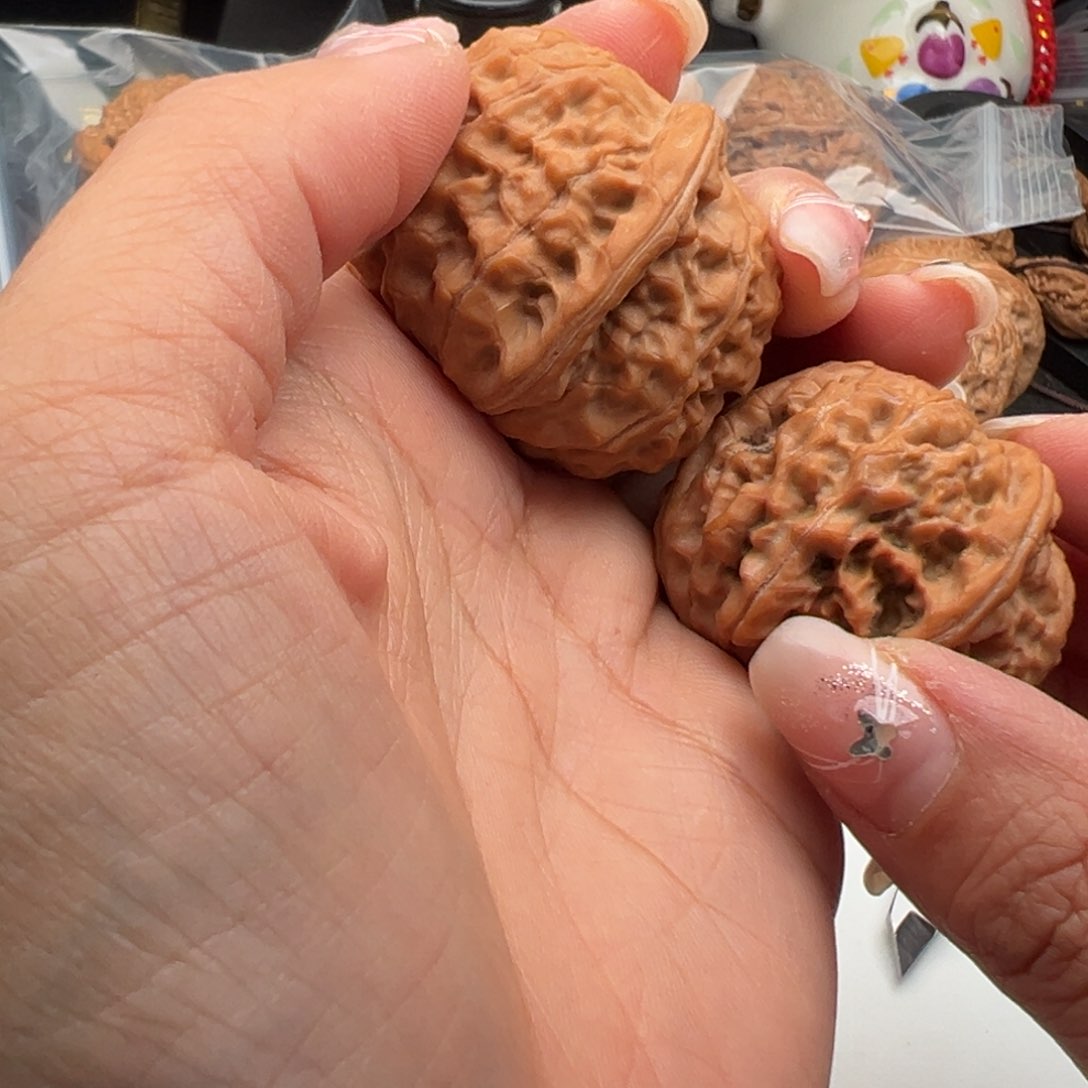 文玩核桃把件黄松峪元宝42