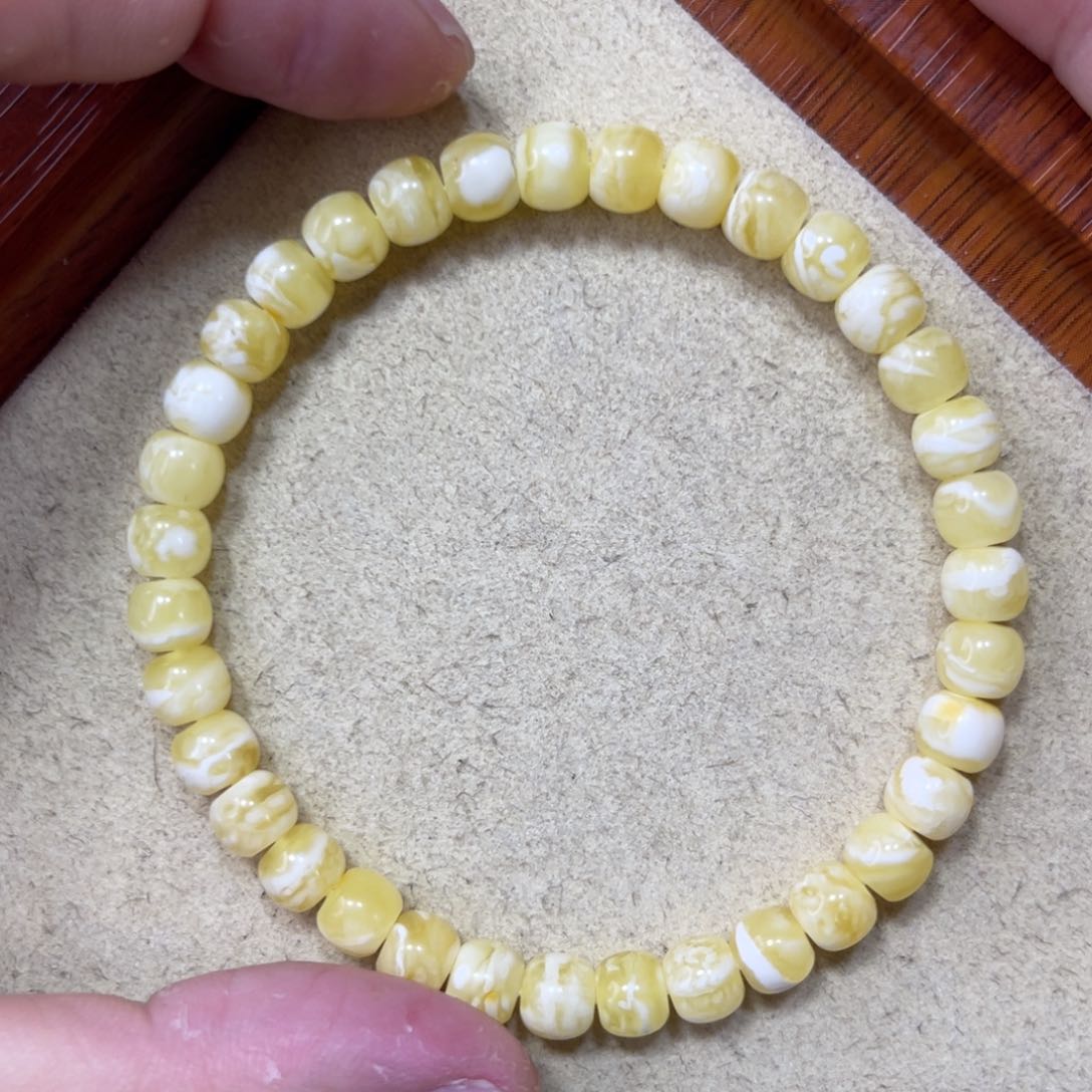 蜜蜡珠宝奇石未镶嵌6.5mm