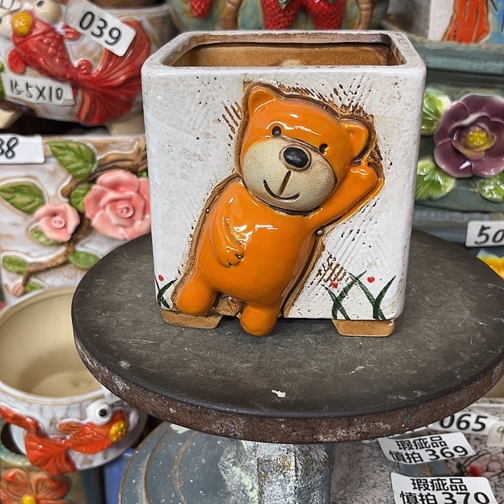 粗陶材质多肉花盆