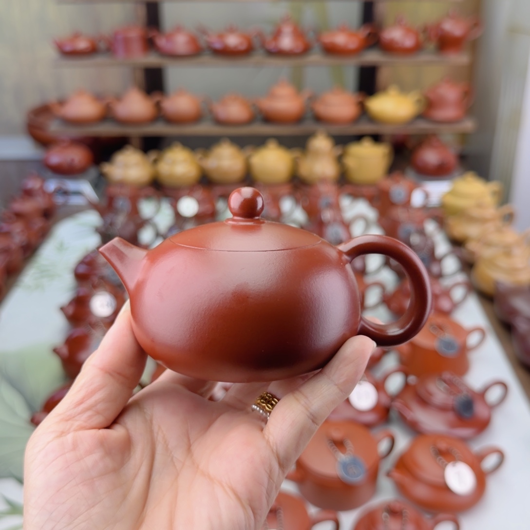 笑***2紫砂茶壶160cc内嵌西施