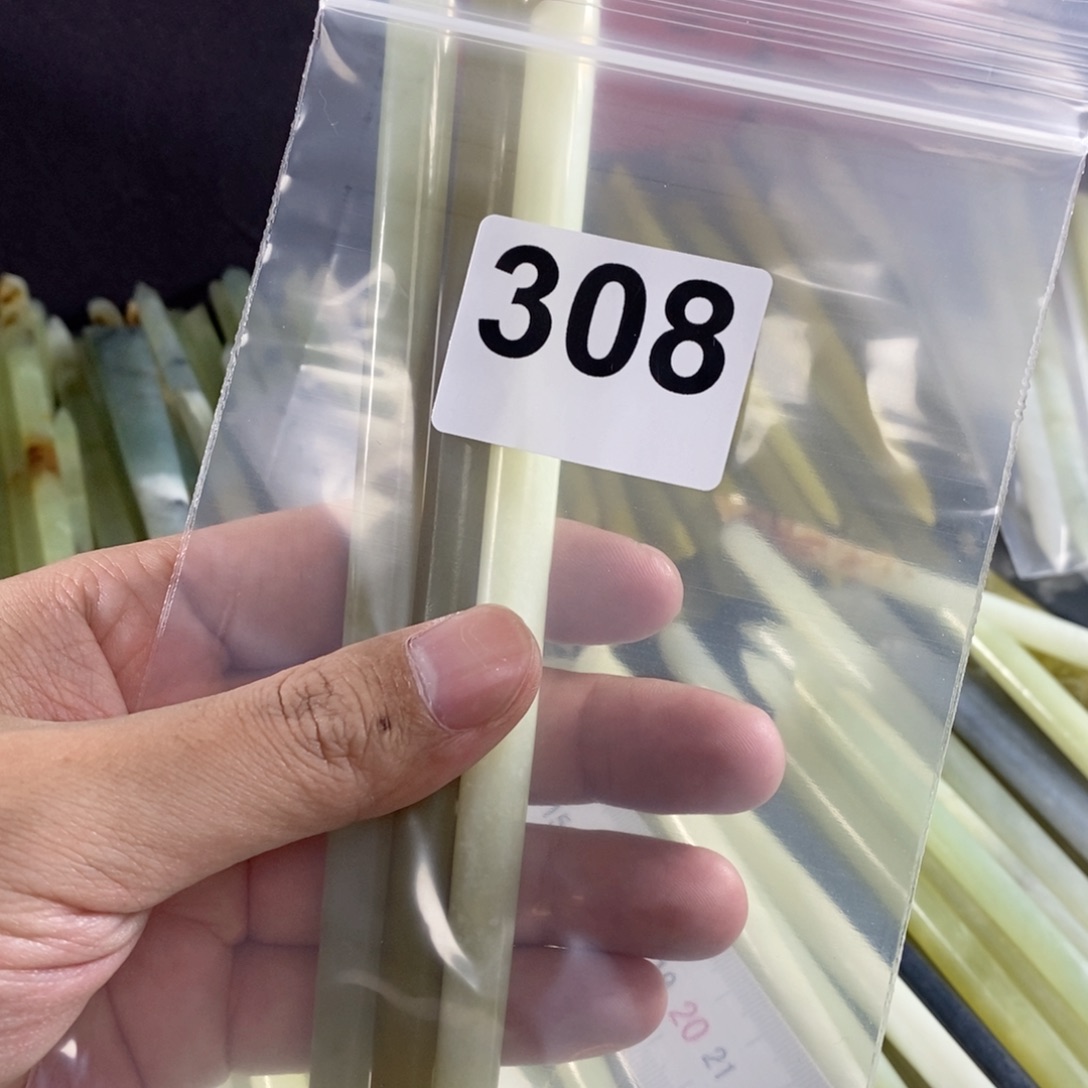 未镶嵌蛇纹石玉发簪小*