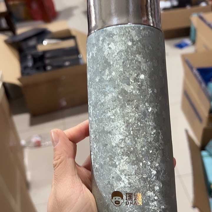 匡迪纯钛保温杯4504505925株青色