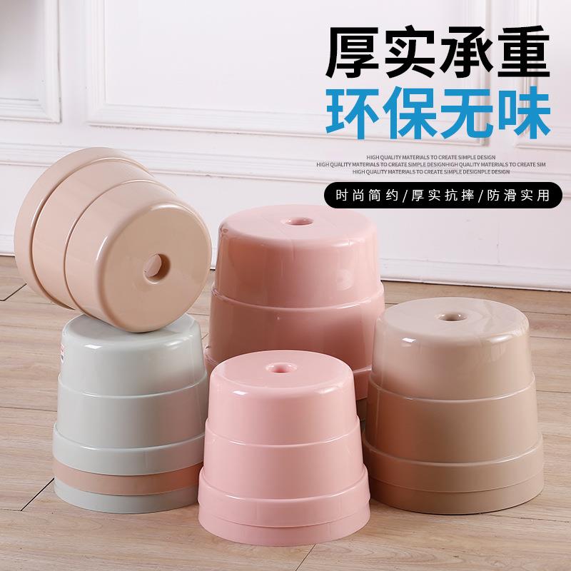 新疆西藏包邮塑料加厚家用茶几矮凳子成人小板凳时尚圆凳换鞋洗澡