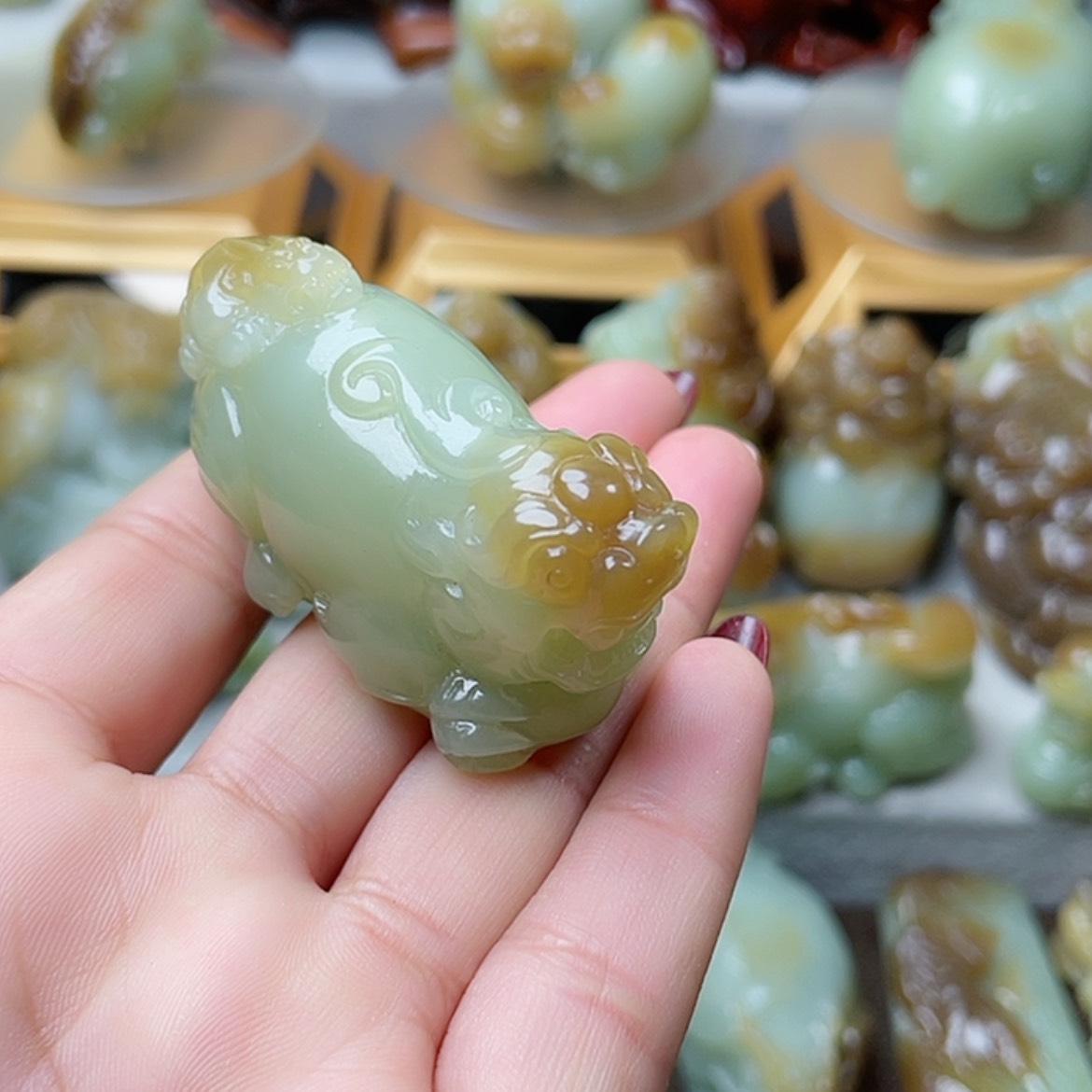 【闪购商品】未镶嵌和田玉挂件小*兔