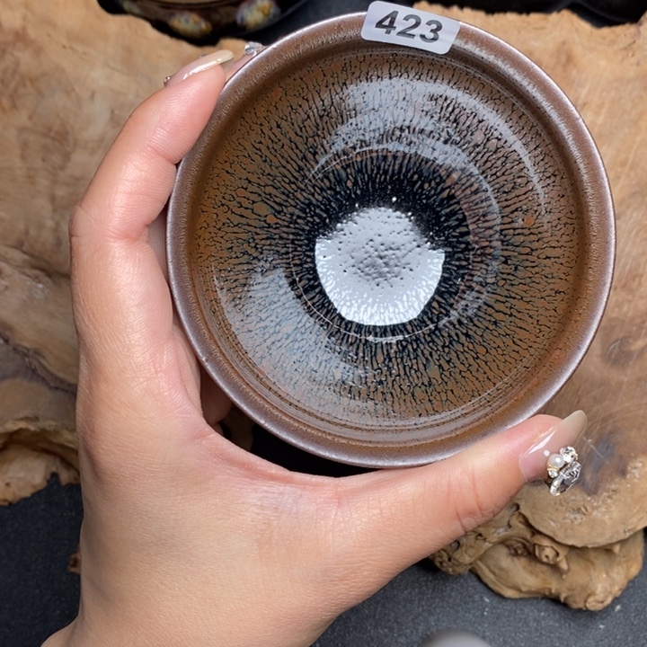 茶盏建窑建盏主人杯423