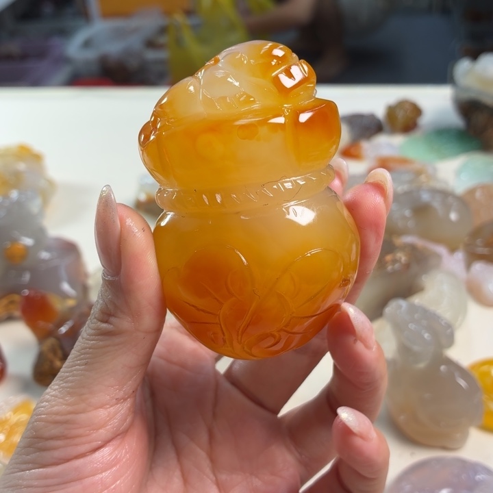 玛瑙/玉髓未镶嵌吊坠(不含链)