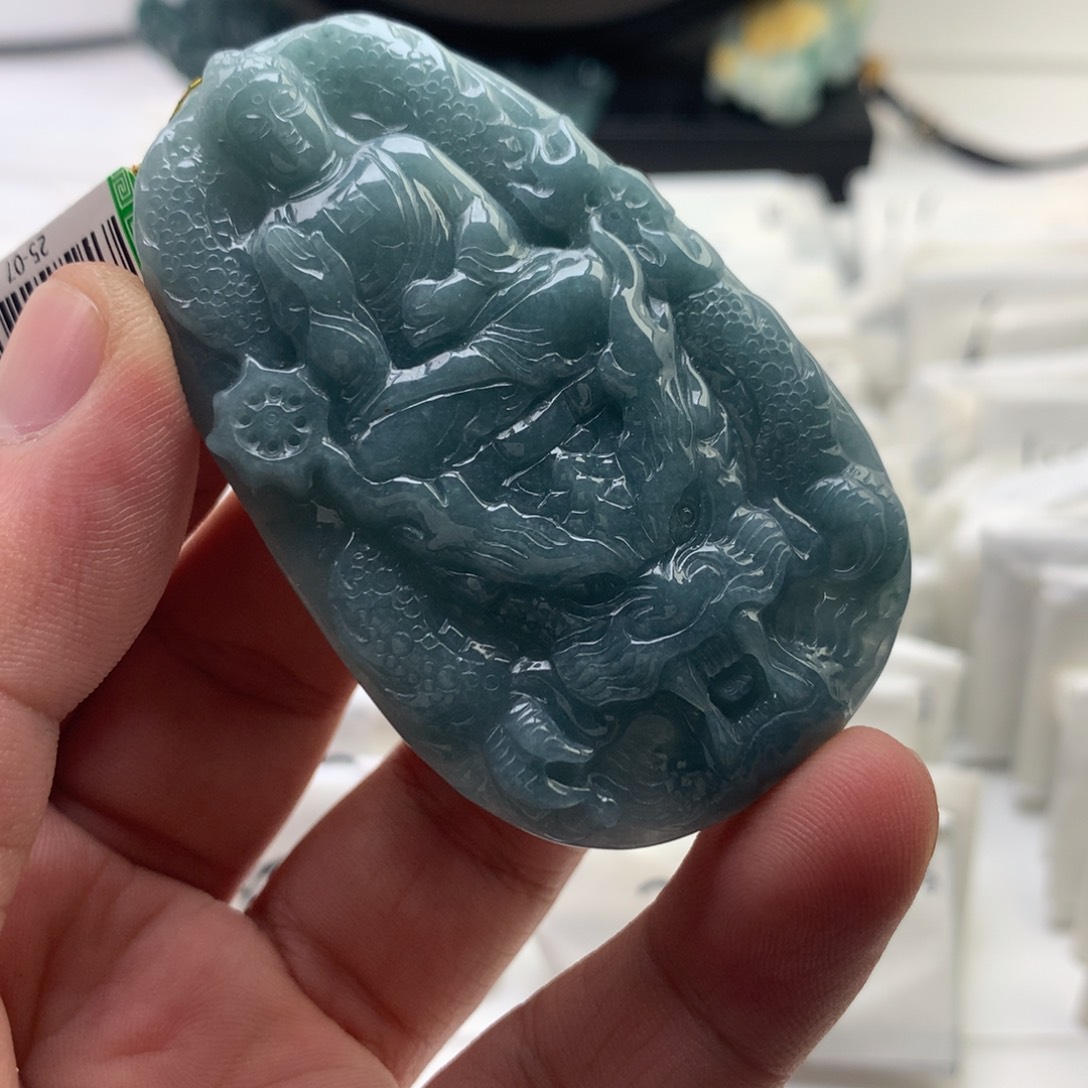 颈饰未镶嵌翡翠阿弥陀佛