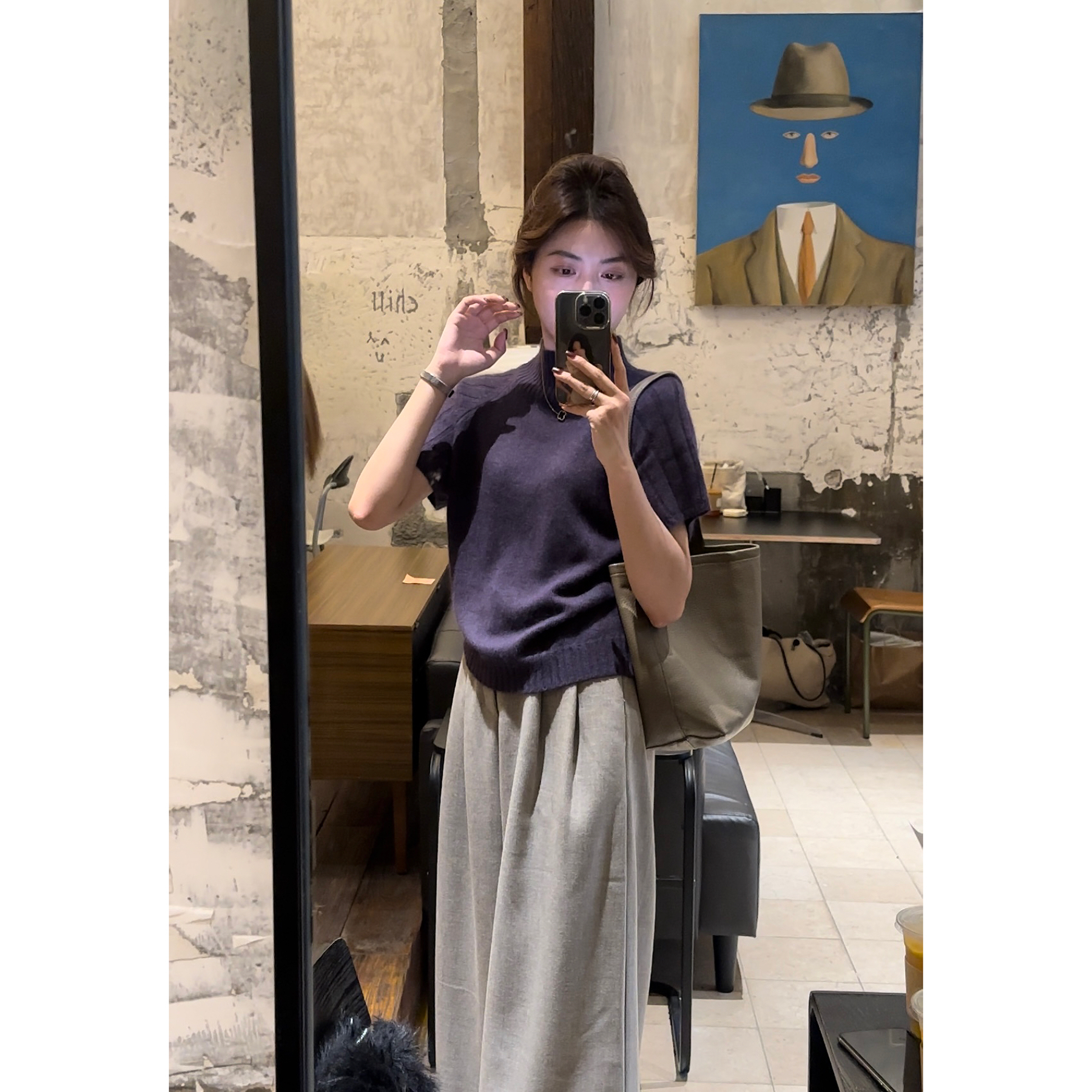 两颗桃  “秋意浓”韩代高品质软糯半高领毛衣