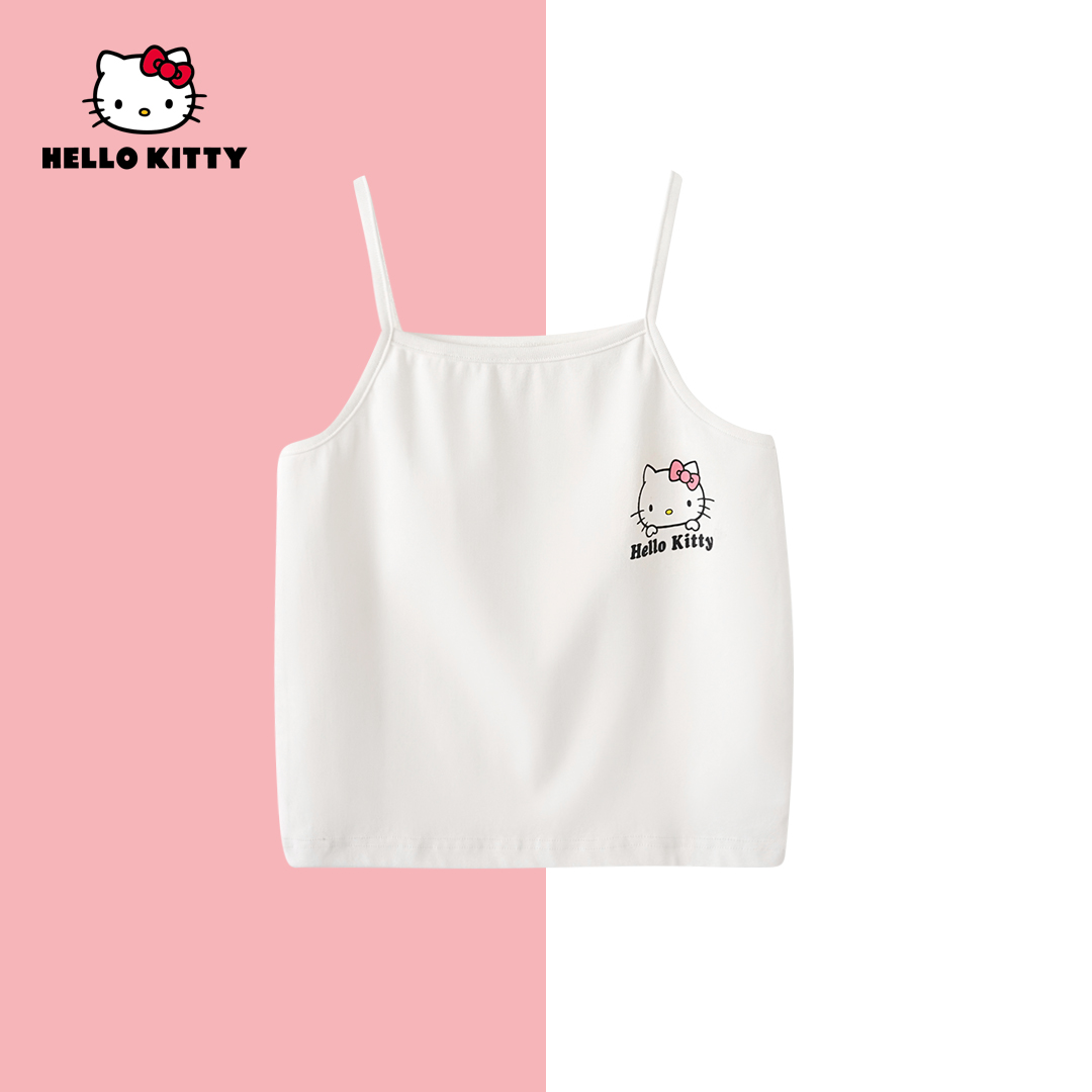 HelloKitty夏季新款女童百搭时尚背心女宝吊带上衣AC5221ZC321 AD
