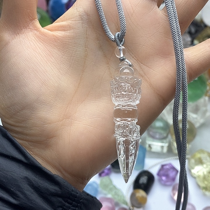 水晶摆件未镶嵌吊坠