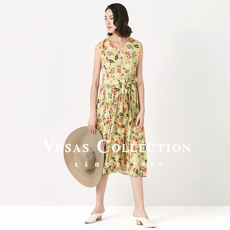 vesas collection D1251 度假系列印花连衣裙
