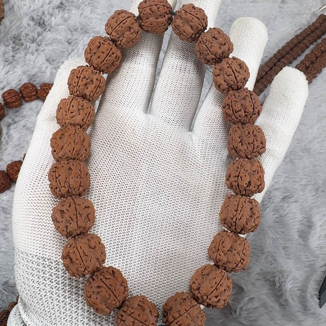 金刚菩提手串头货红方印方墩梅花手持