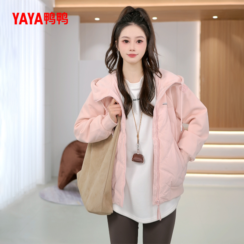 YAYA/鸭鸭羽绒服短款休闲韩版薄外套YE4B604371A