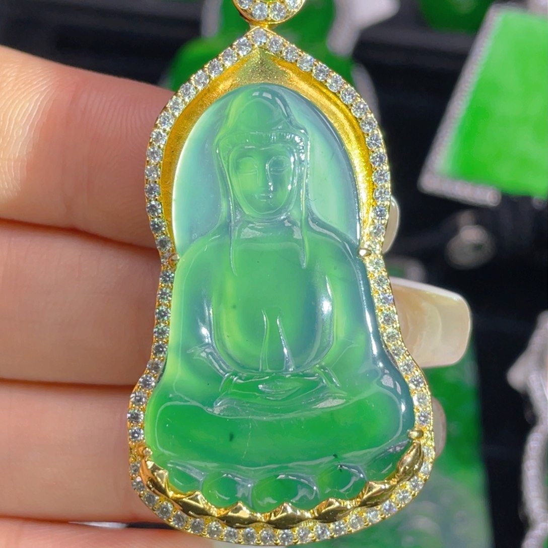 翡翠吊坠(不含链)未镶嵌