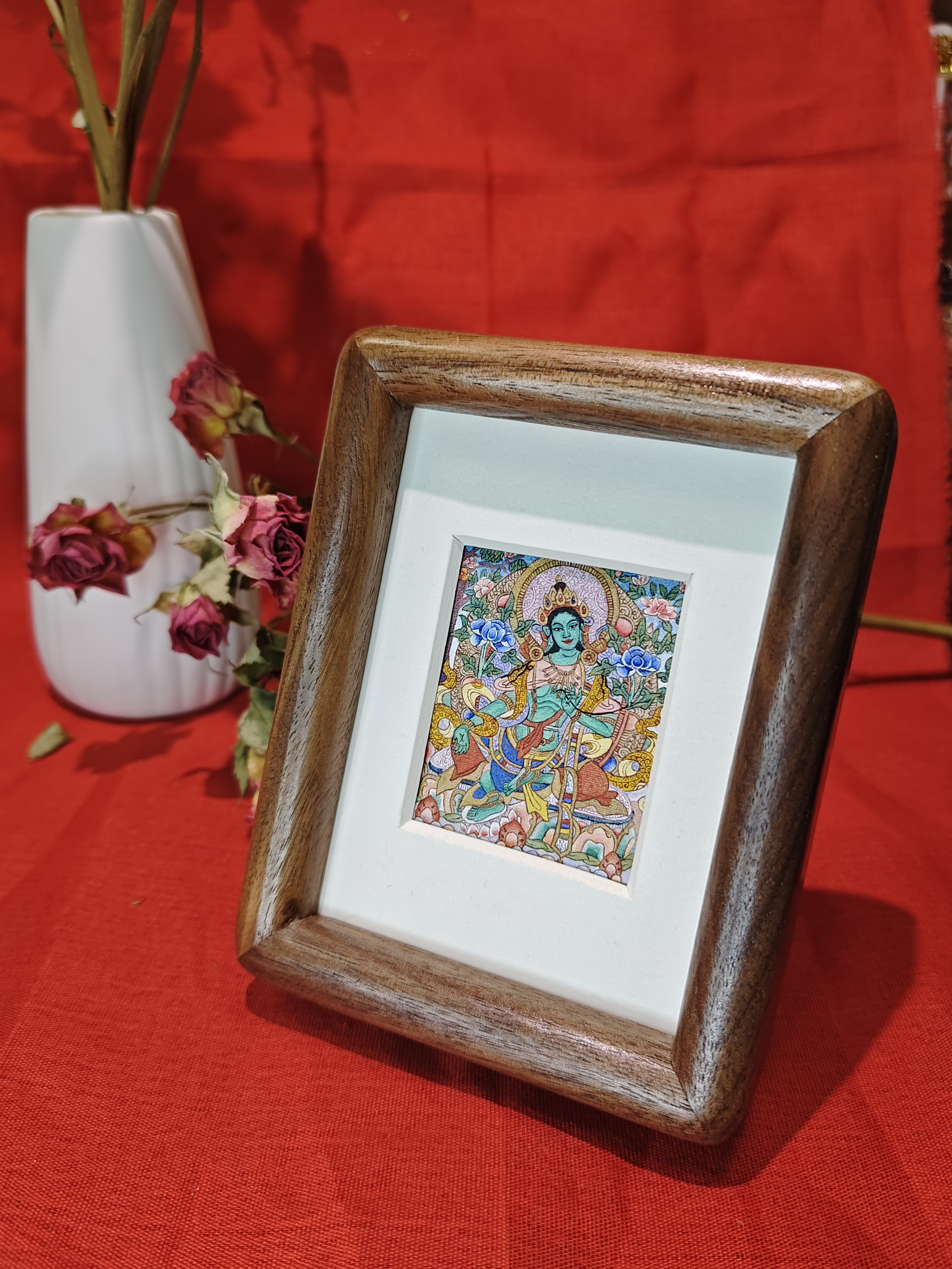 纯手绘纯矿料绿度