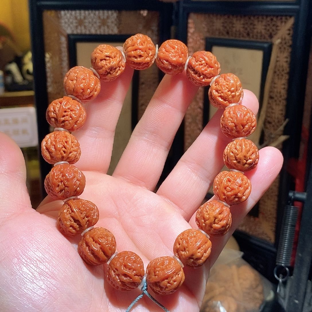 文玩核桃把件1.5小核桃手串