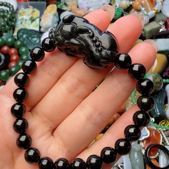翡翠颈饰未镶嵌天然A货32