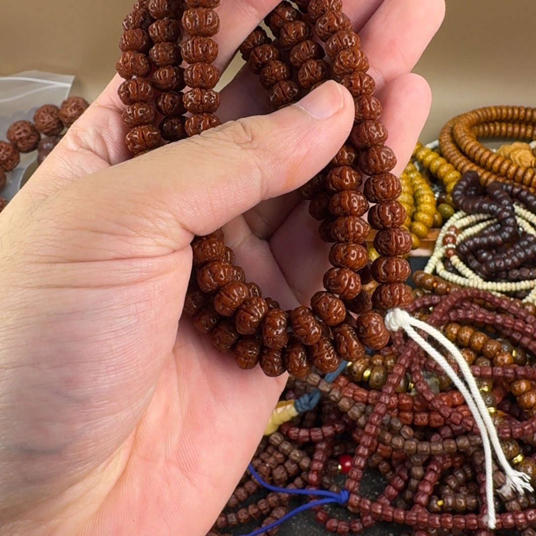 豆***！金刚菩提手串图健健康康