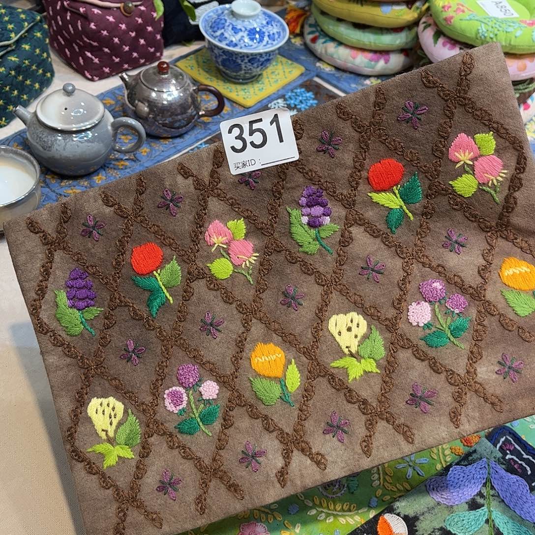 规格20.30刺子绣茶席