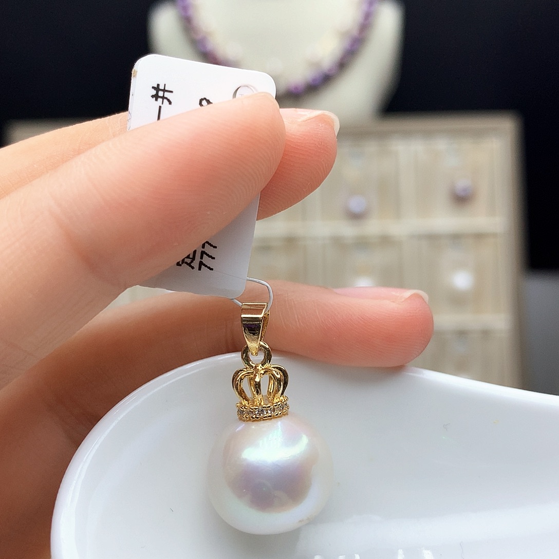 淡水珍珠颈饰合金