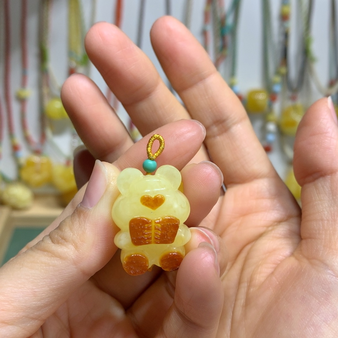 蜜蜡裸石未镶嵌彤*妈配饰