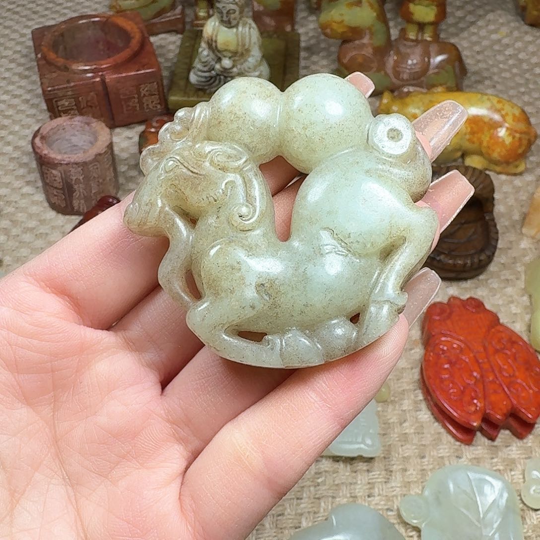 白玉菩提吊坠挂件