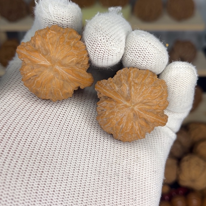 吊坠文玩核桃36.5全品红皮磨盘