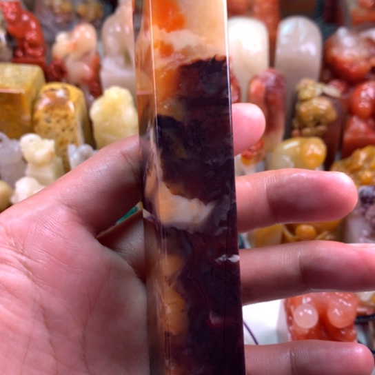 老挝石经典寿山善伯尾方章