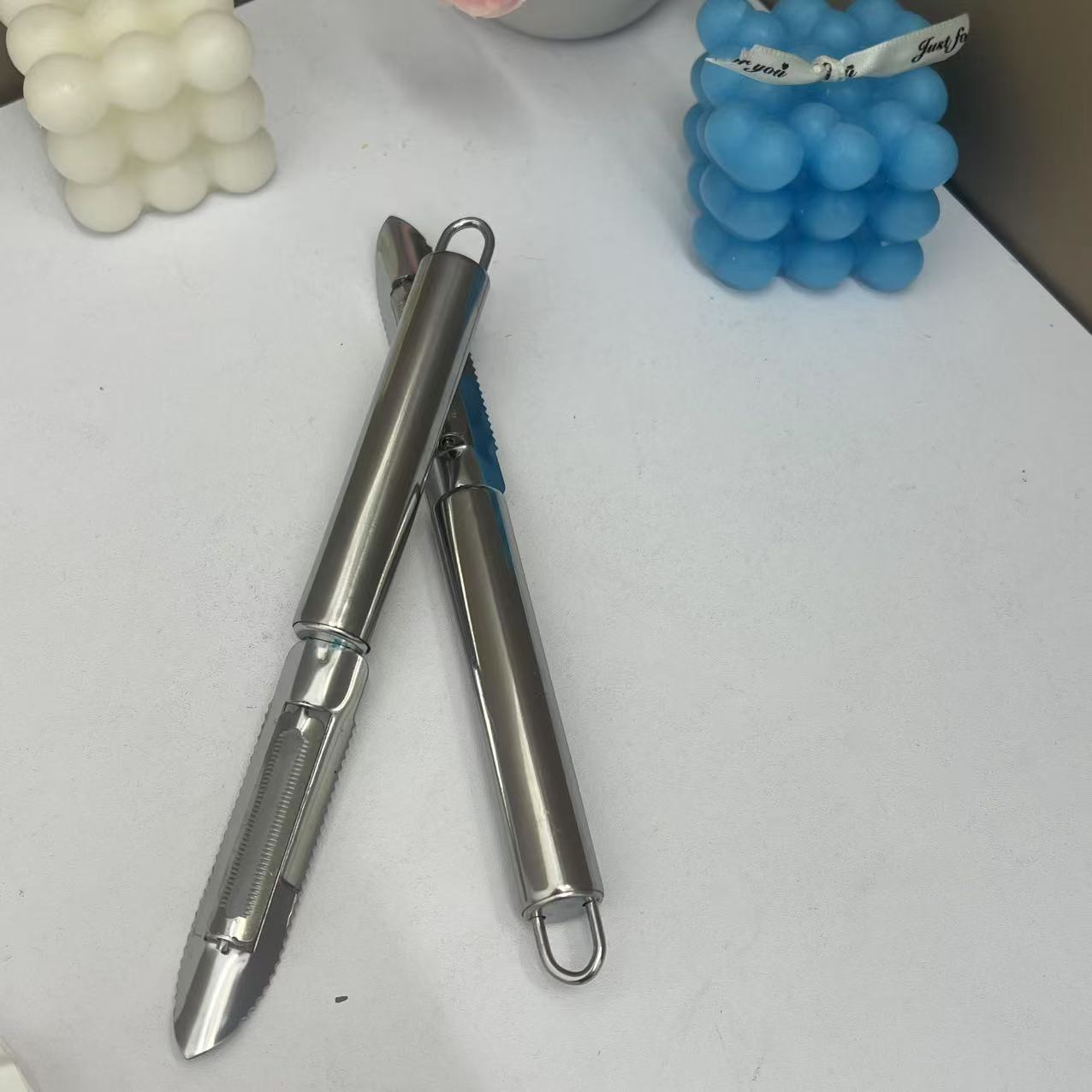 多功能鱼鳞刨削皮刀2把高档家用款居家必备神器【汤家限定】