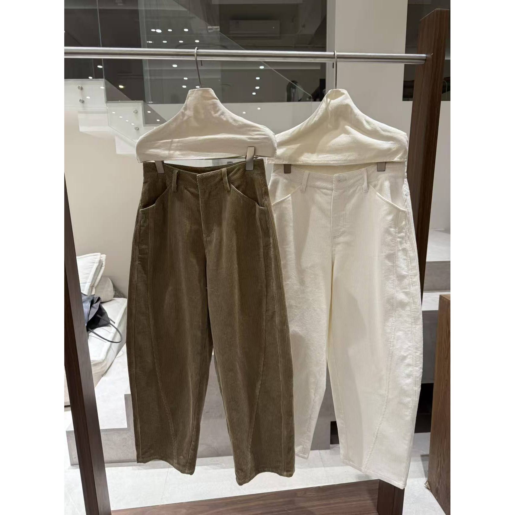 no退no换 鑫燃KIKI 时尚秋冬百搭弯刀裤休闲裤  259839  MHT